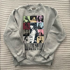 Taylor Swift The Eras Tour Heather Gray Crewneck
